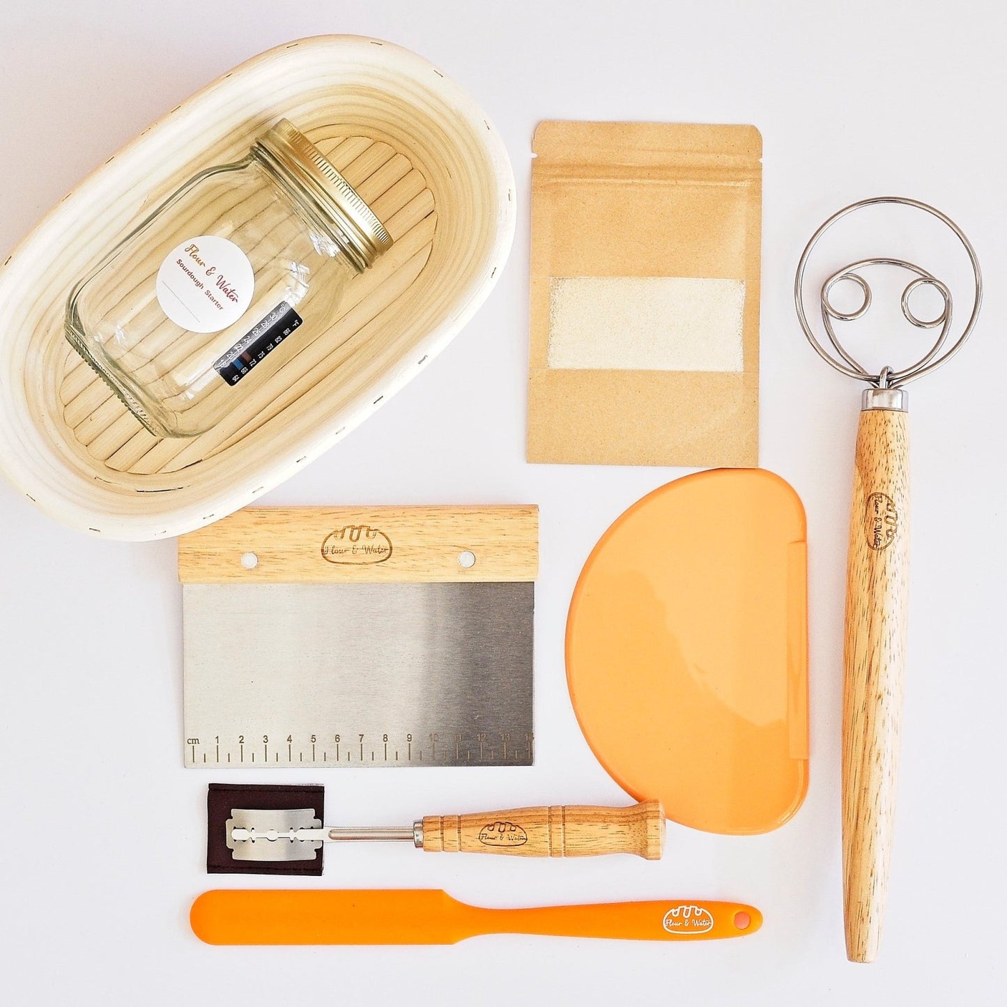 Bundle 3 - Beginner Sourdough Baker Set - Flour + Water Baking