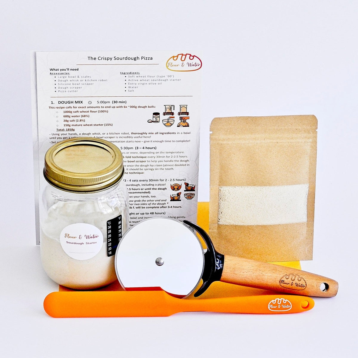 Sourdough Starter Pizza Set - Flour + Water Baking