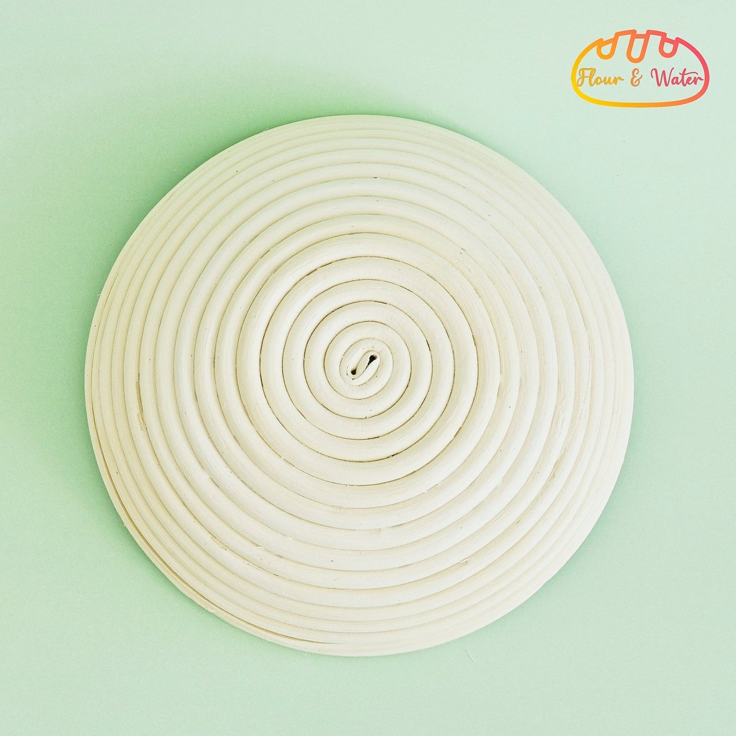 Round Banneton Sourdough Bread Proofing Basket with Cloth Liner - Flour + Water Baking