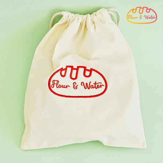 Canvas Sourdough Bread Bag for Storage and Transport - Flour + Water Baking