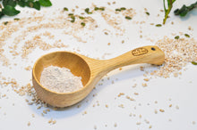 Load image into Gallery viewer, Long Handle Natural Bamboo Round Scoop
