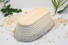 Load image into Gallery viewer, Handmade Indonesian Rattan Bread Proofing Basket (Oval)
