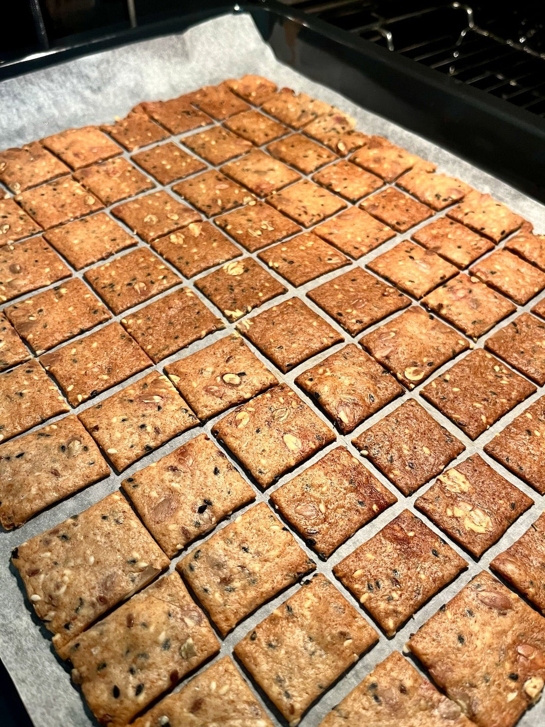 Easy Sourdough Discard Crackers - Flour + Water Baking