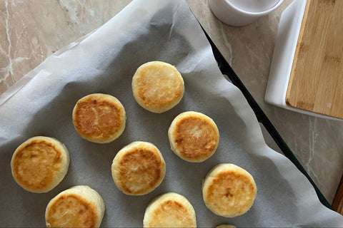 Sourdough Crumpets — Bubbly, Chewy, and Perfect for Toasting