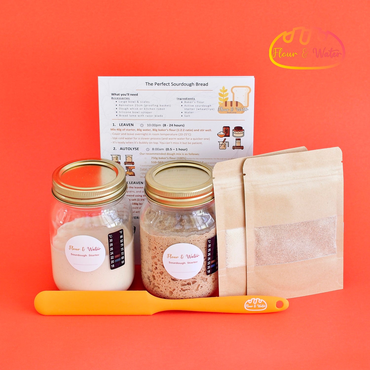 Sourdough Starter Kits - Flour + Water Baking