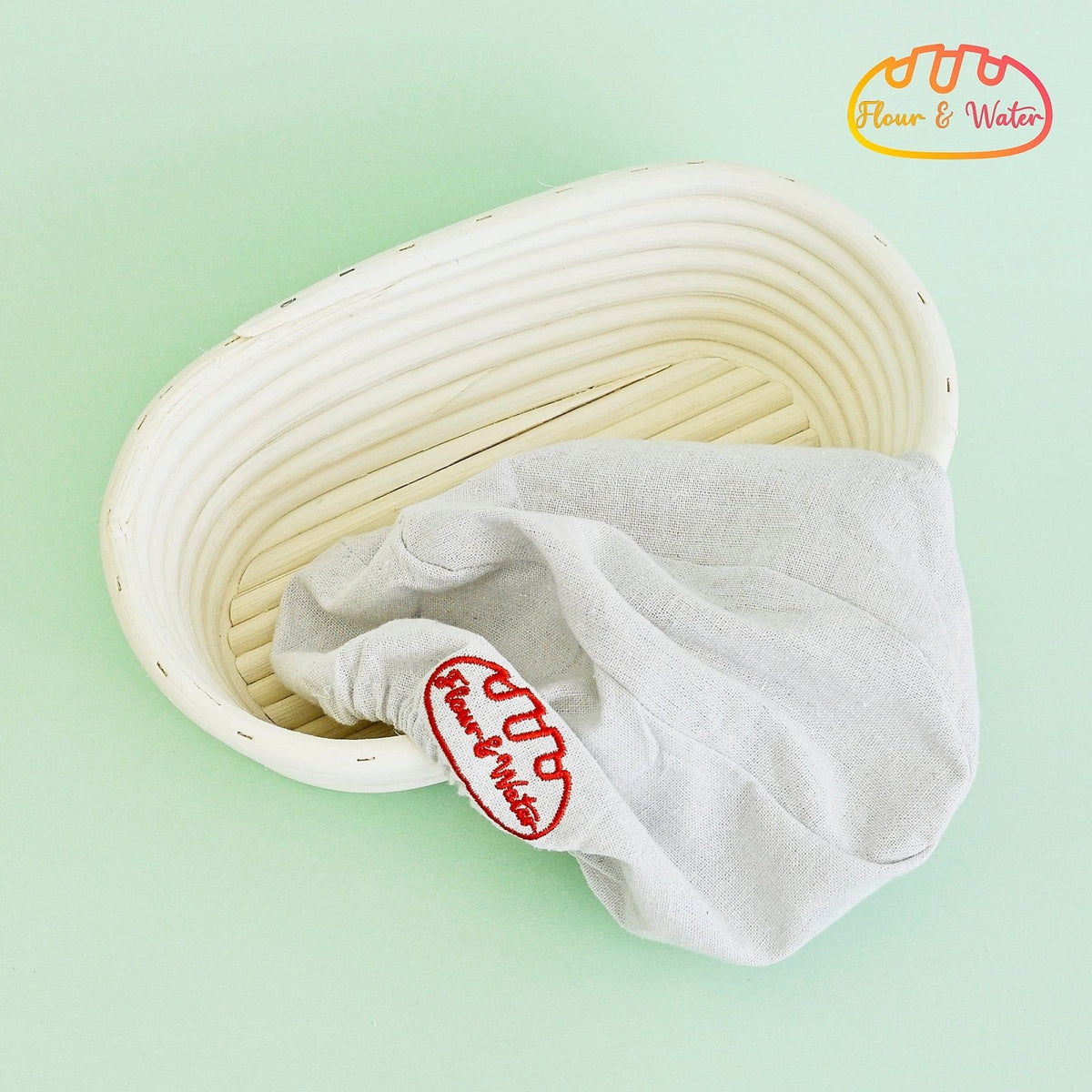 Cloth Liner for Bread Proofing Banneton Basket - Flour + Water Baking