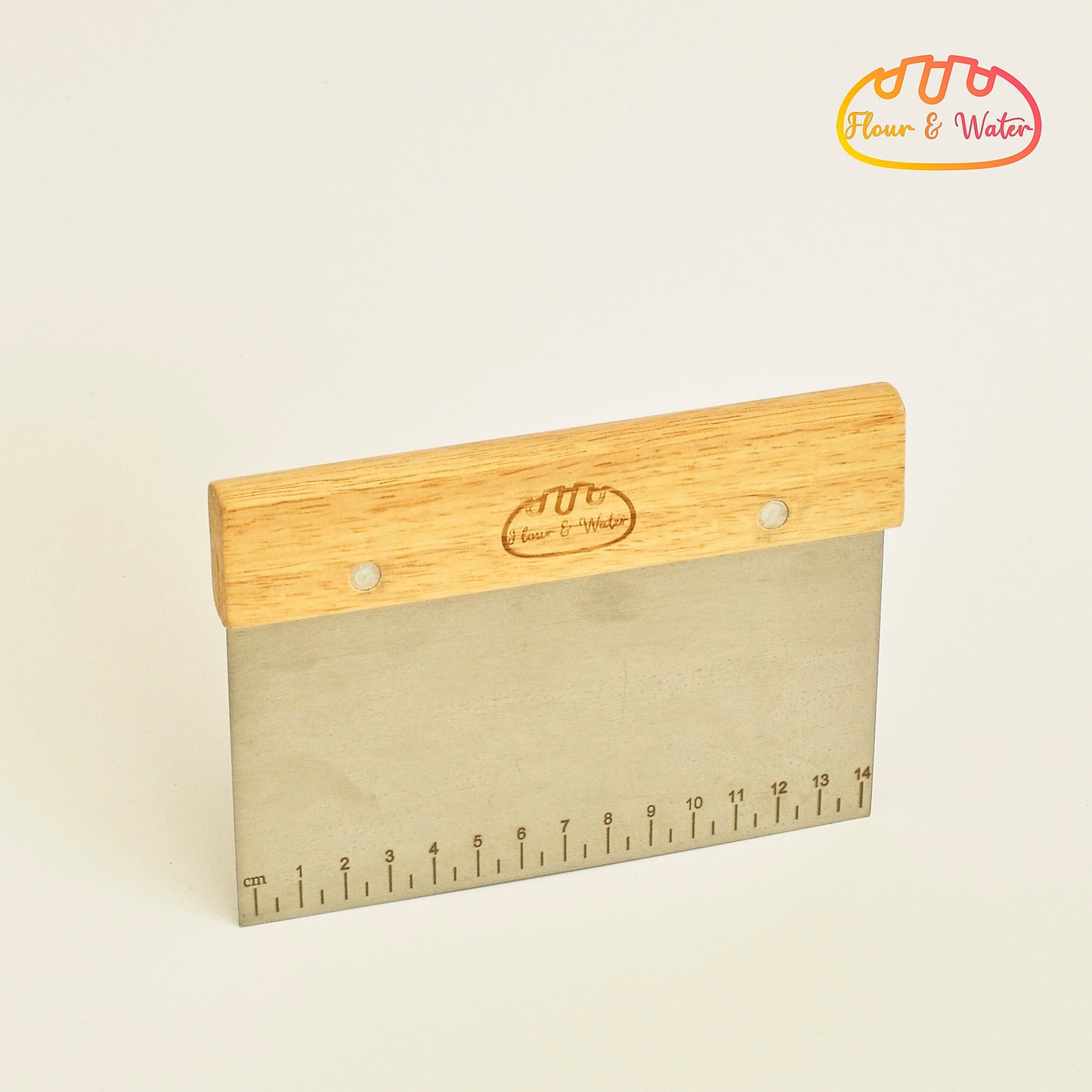 Stainless Steel Bench Scraper / Dough Cutter with Ruler