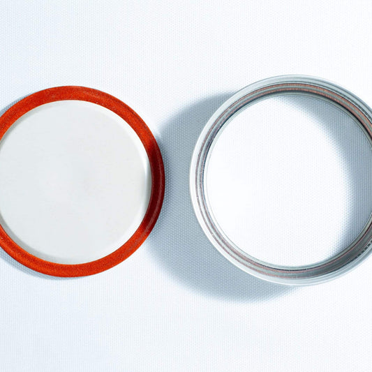 Wide Mouth Mason Jar Lid and Band Set 86mm