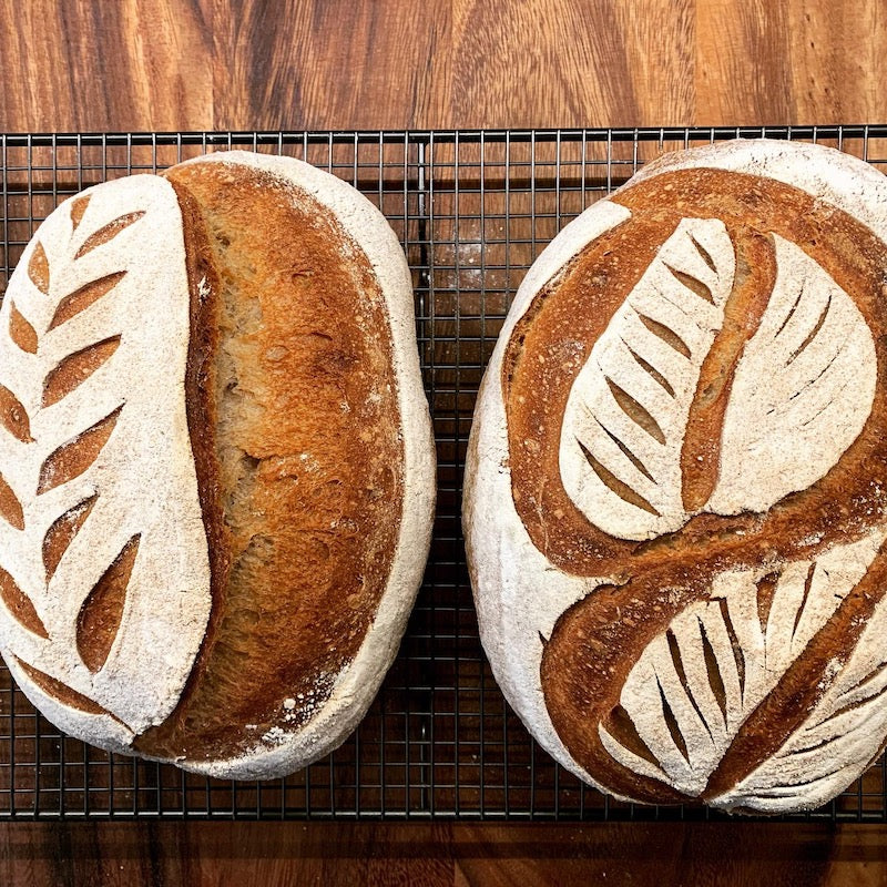 Bread Scoring Lame With Razor Blades and Leather Cover