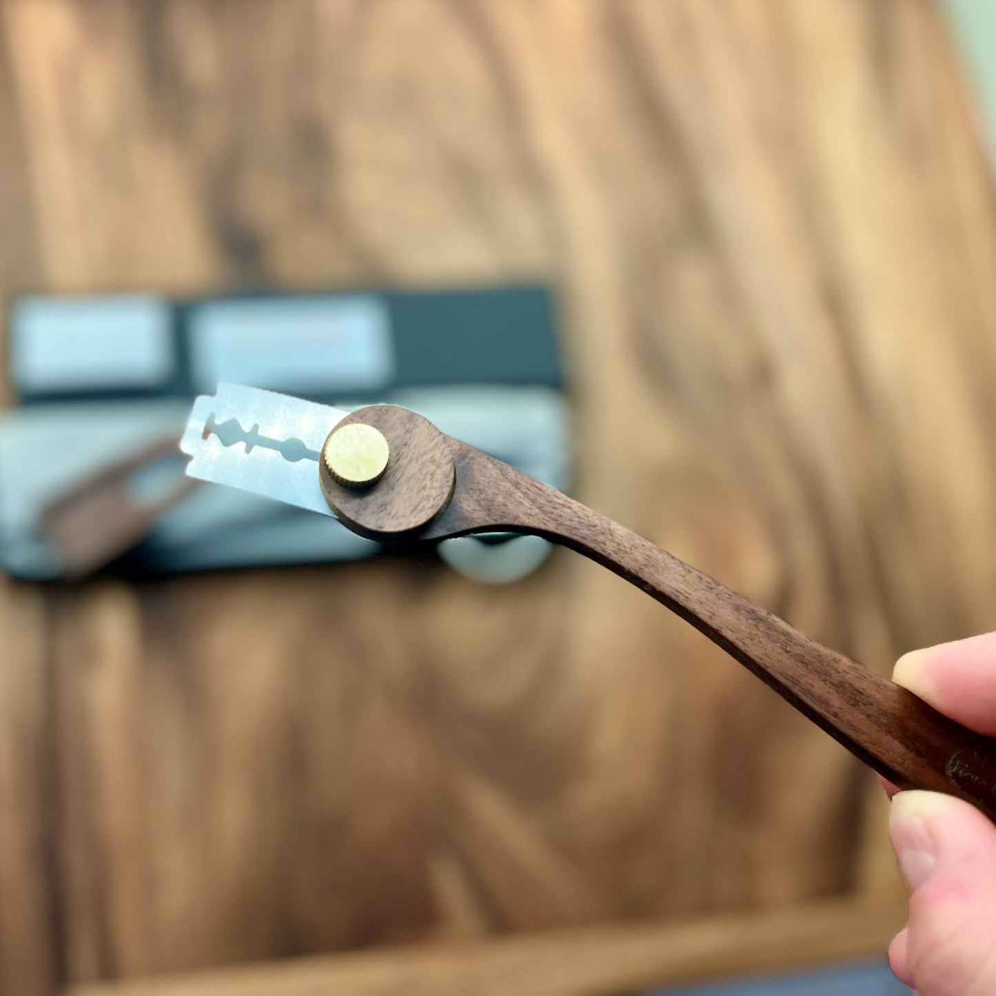 Magnetic Wooden Bread Lame - Artisan Scoring Tool