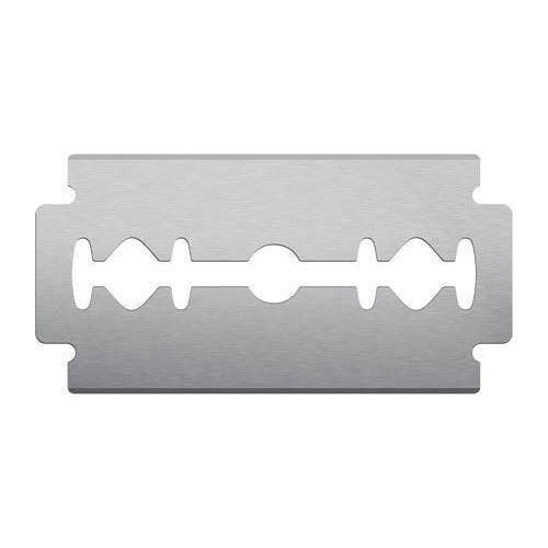 Stainless steel double-edge razor blade for a bread scoring lame