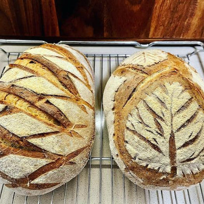 Bread Scoring Lame With Razor Blades and Leather Cover