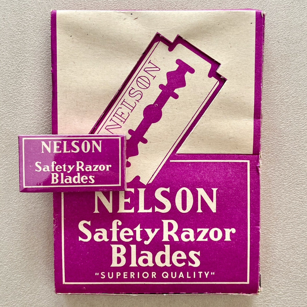 NELSON Vintage Safety Razor Blades Pack of 10