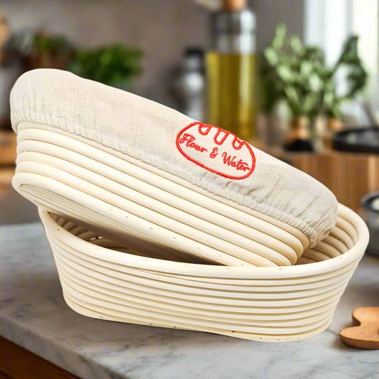 rattan oval banneton bread proofing basket