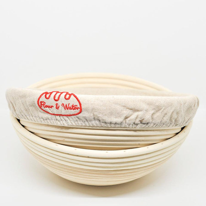 Handmade Indonesian Rattan Bread Proofing Basket (Round) - Flour + Water Baking