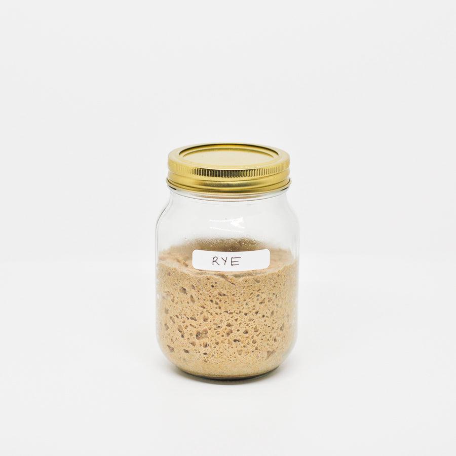 Old Fashioned Mason Jar with Lid 500ml - Flour + Water Baking